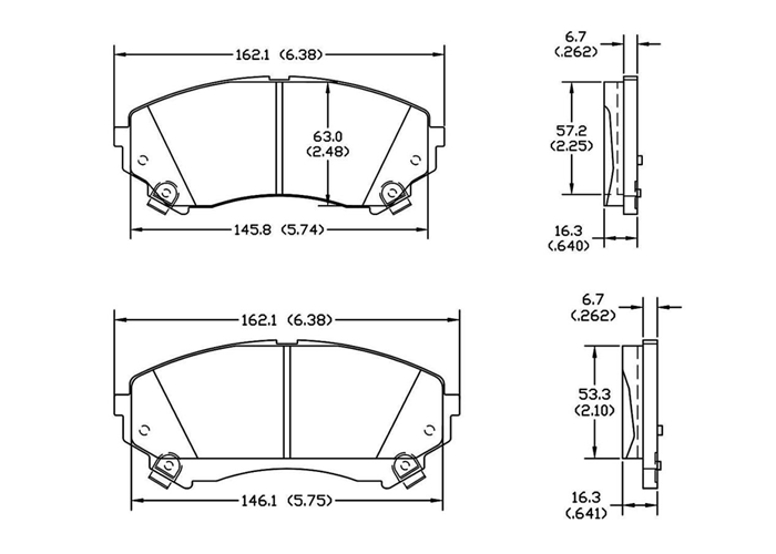 D1331 Front Brake Pad