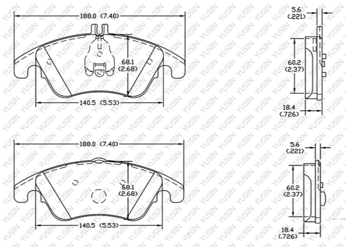 D1342 Front Brake Pad