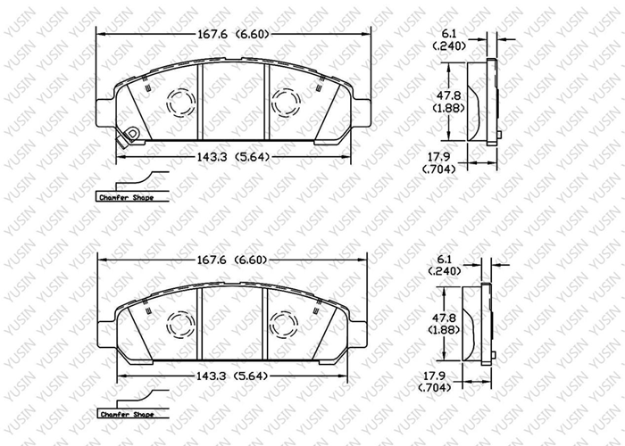 D1401 Front Brake Pad