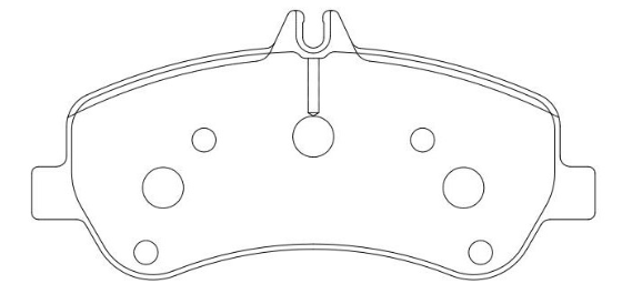 D1406 Front Brake Pad