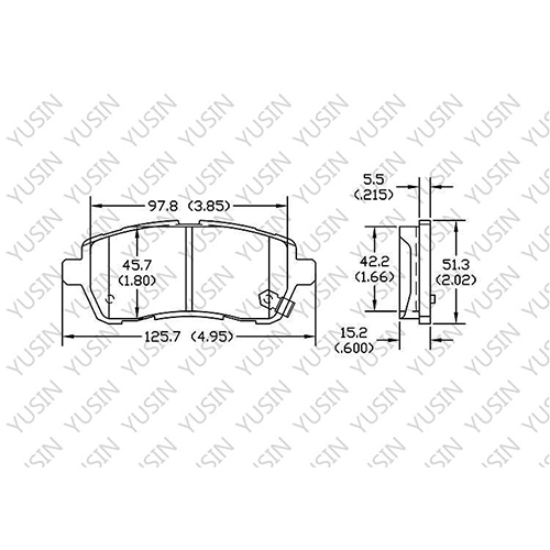 D1454 Front Brake Pad