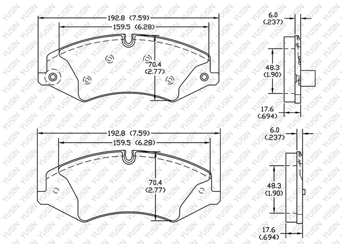 D1479 Front Brake Pad