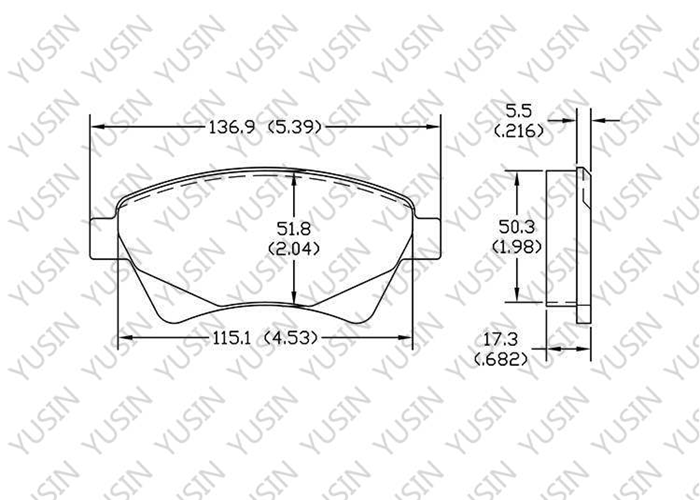 D1495 Front Brake Pad