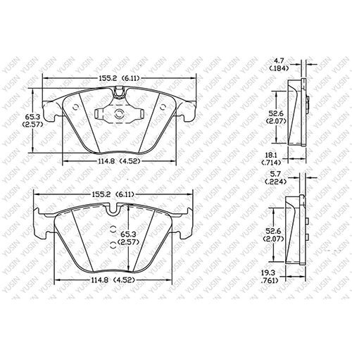 D1505 Front Brake Pad