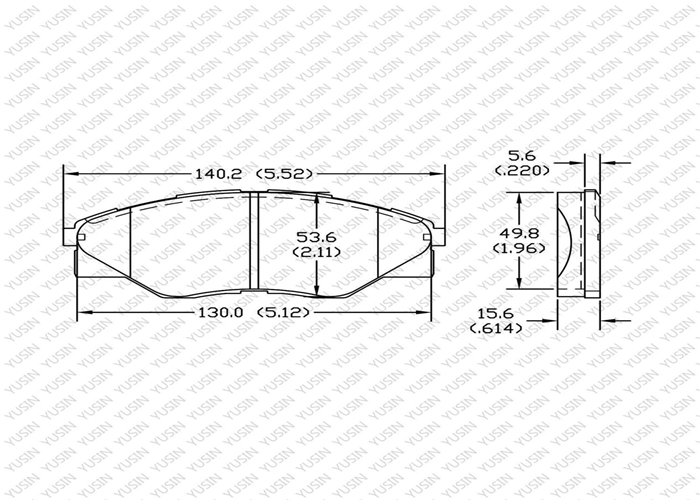 D1523 Front Brake Pad