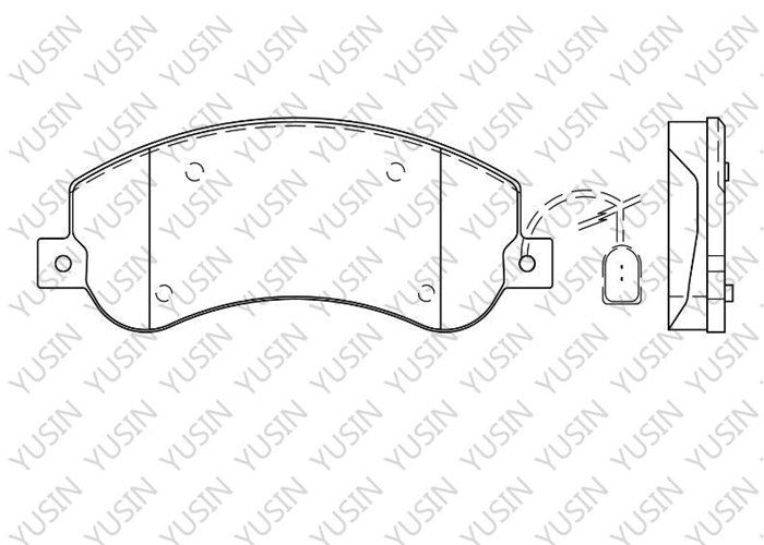 D1528 Front Brake Pad