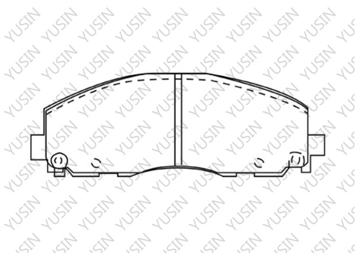 D1589 Front Brake Pad