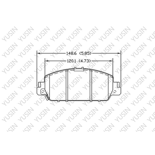 D1654 Front Brake Pad