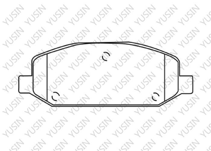 D1661 Front Brake Pad