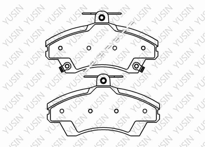 D1672 Front Brake Pad