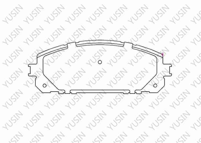 D1709 Front Brake Pad