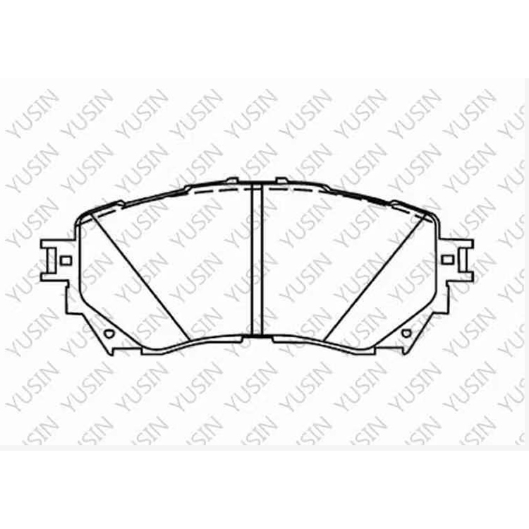 D1711 Front Brake Pad