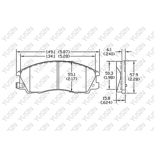 D1713 Front Brake Pad