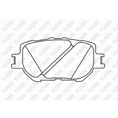 D1733 Front Brake Pad