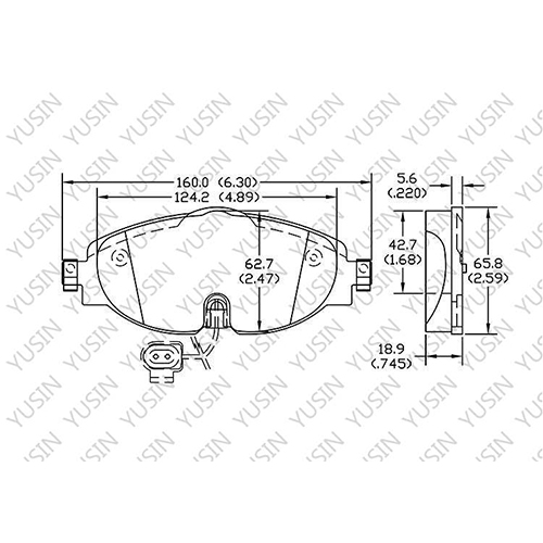 D1760 Front Brake Pad