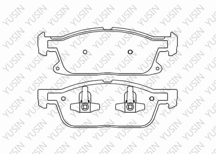 D1818 Front Brake Pad