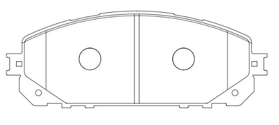 D1843 Front Brake Pad