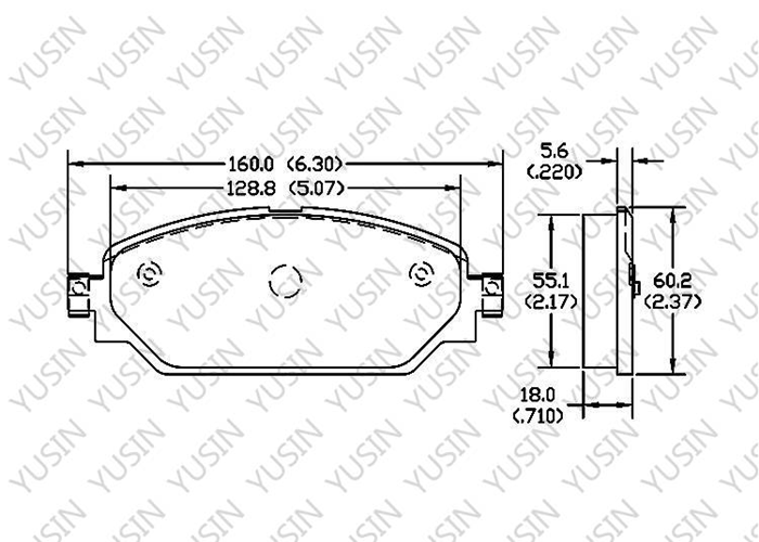 D1884 Front Brake Pad