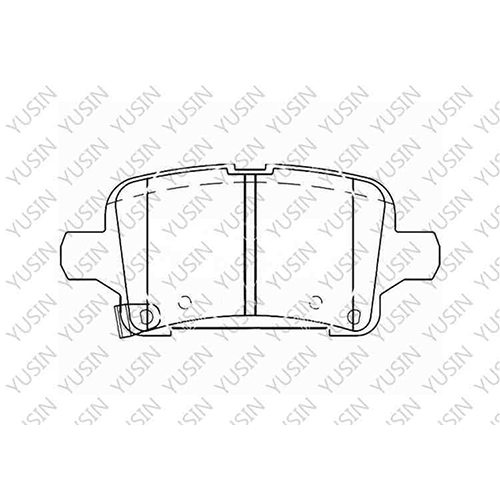 D1915 Rear Brake Pad