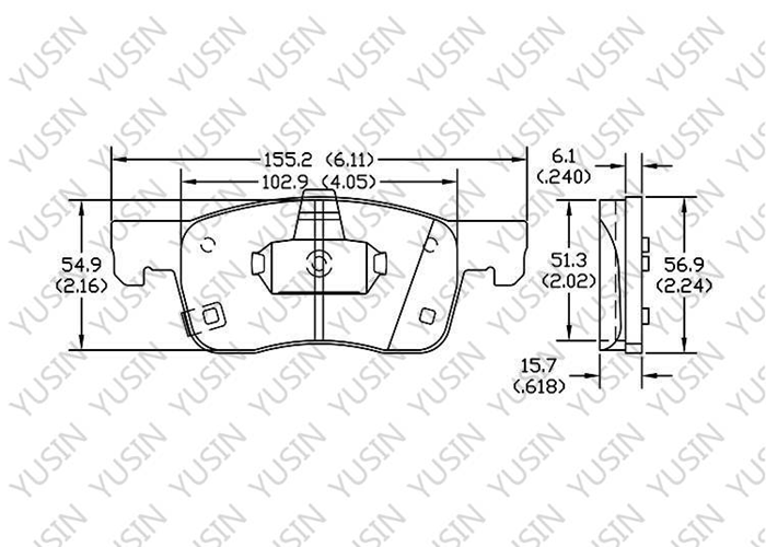 D1940 Front Brake Pad