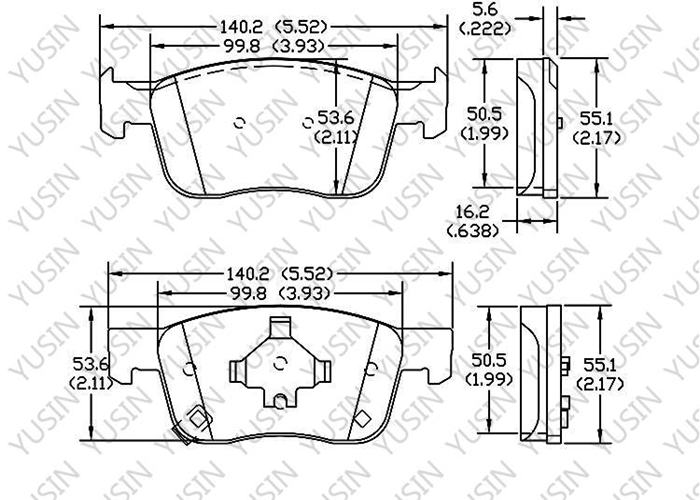 D1942 Front Brake Pad