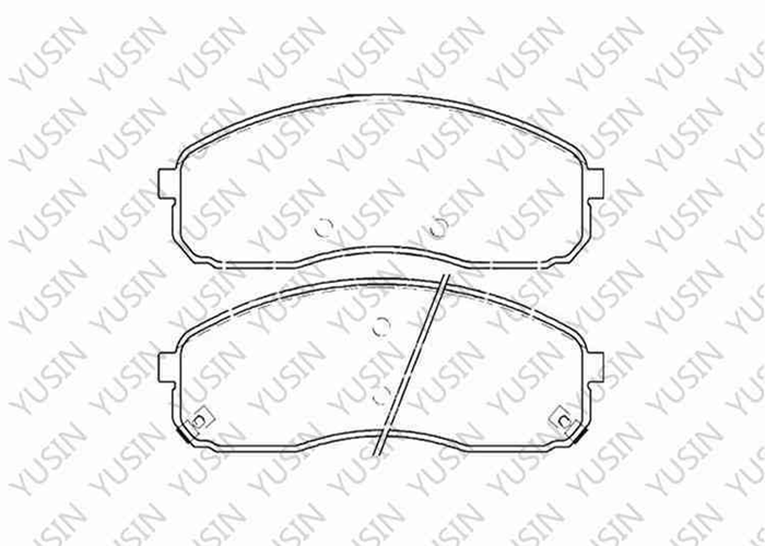 D1996 Front Brake Pad