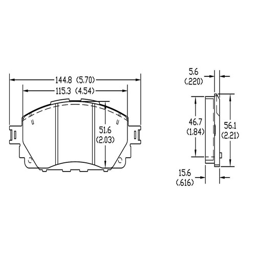 D2006 Front Brake Pad