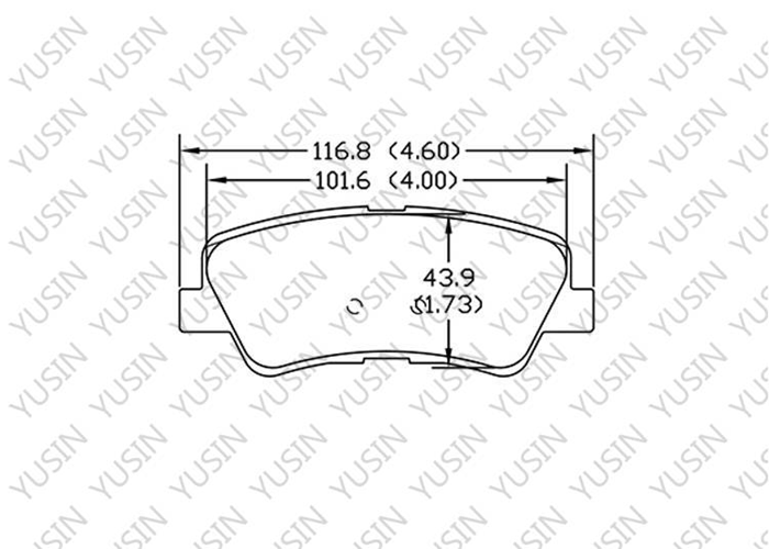 D2021 Rear Brake Pad