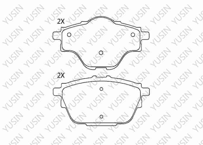 D2090 Rear Brake Pad