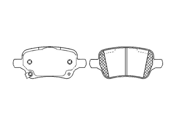 D2157 Rear Brake Pad