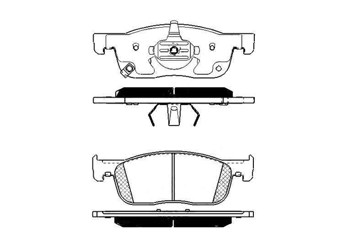 D2159 Front Brake Pad