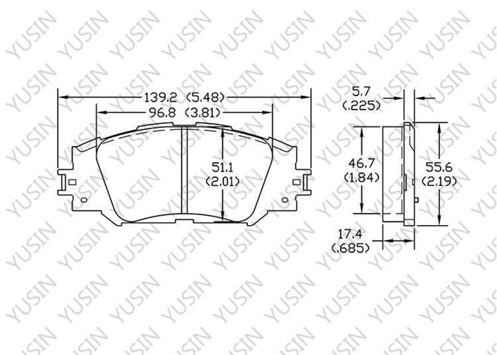 D2176 Front Brake Pad