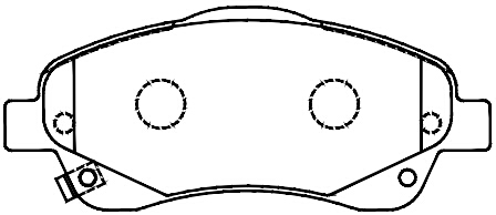 D2233M Front Brake Pads