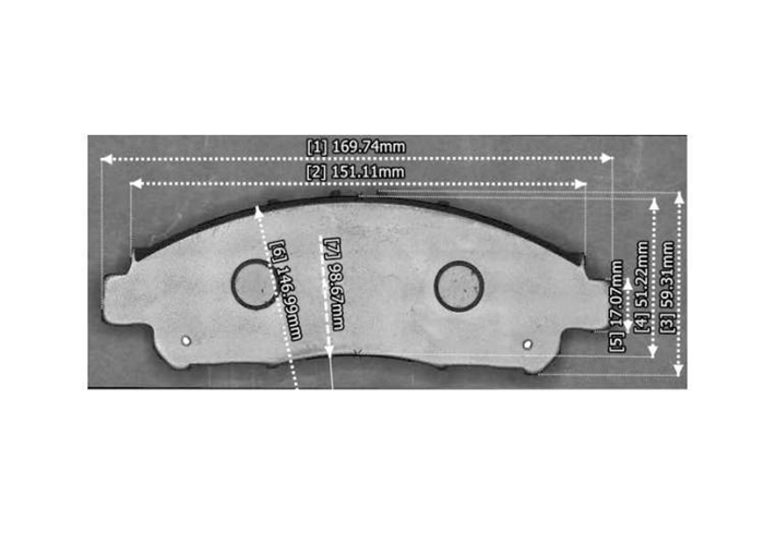 D2268 Front Brake Pad