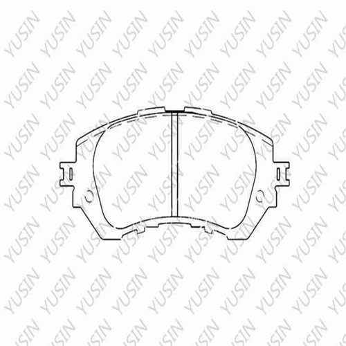 D2343 Front Brake Pad