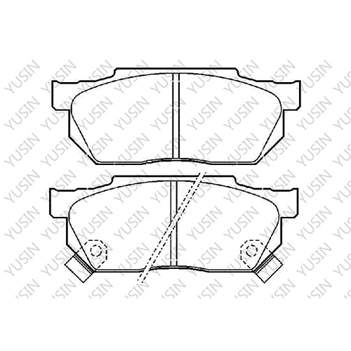 D256 Rear Brake Pad