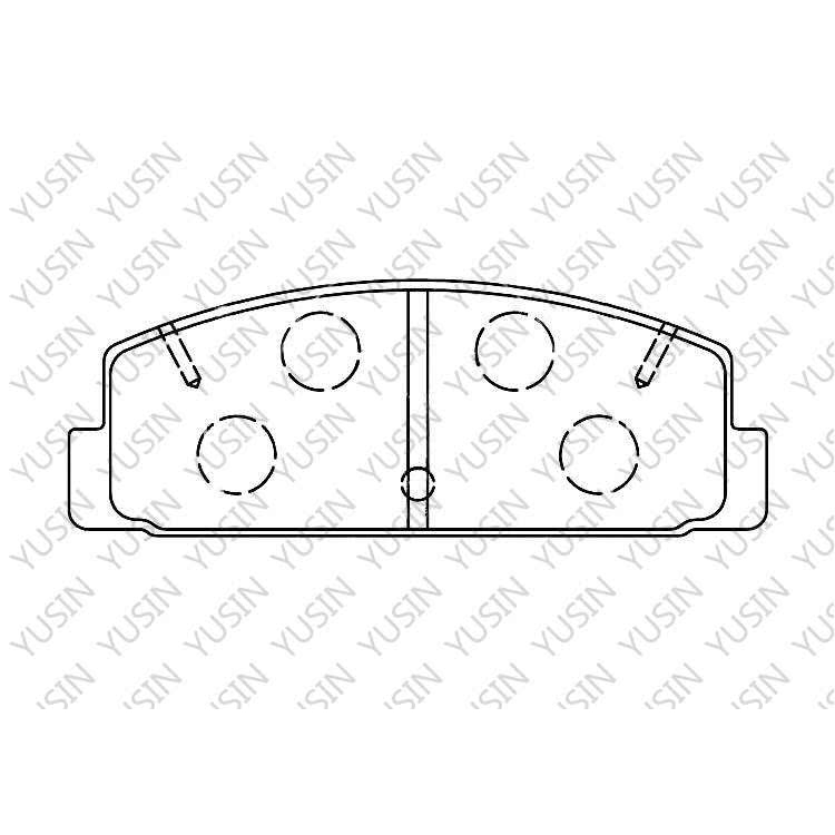 D283 Rear Brake Pad