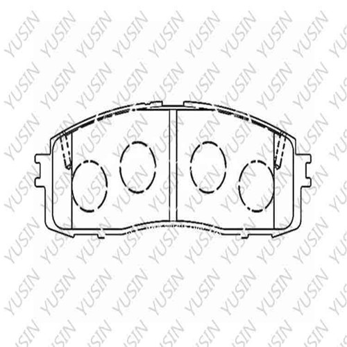 D304 Rear Brake Pad