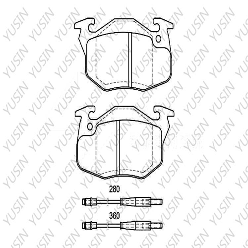 D371 Front Brake Pad