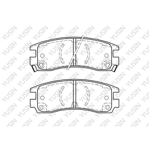 D383 Rear Brake Pad