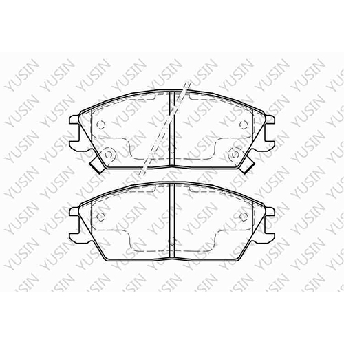 D404 Front Brake Pad