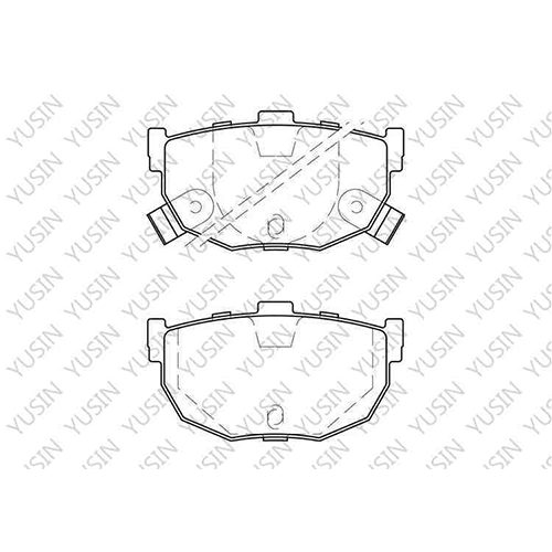 D429 Rear Brake Pad