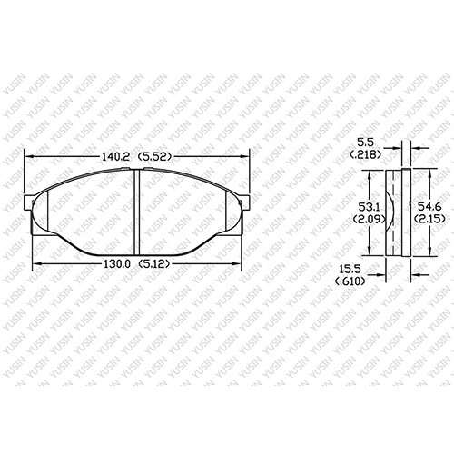 D434 Front Brake Pad