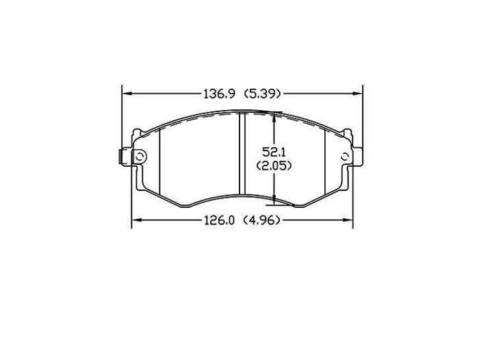 D462 Front Brake Pad