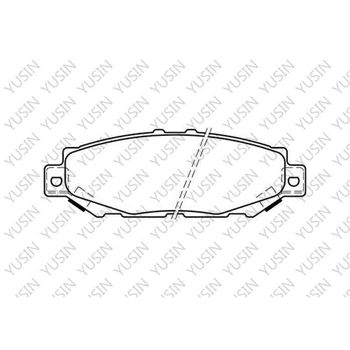 D572 Rear Brake Pad