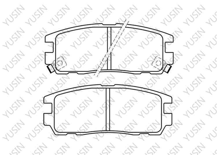 D580 Rear Brake Pad