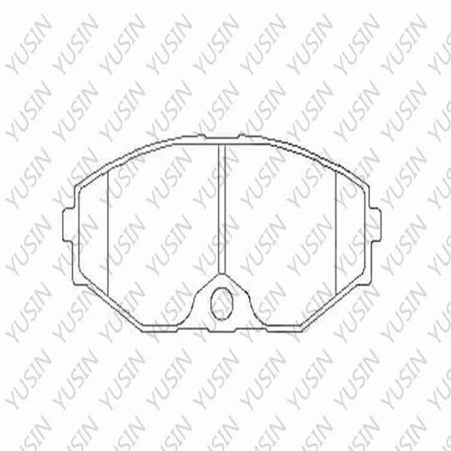 D587 Front Brake Pad