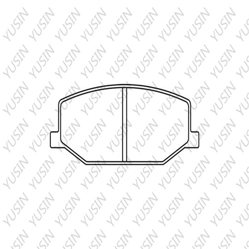 D660 front brake pad