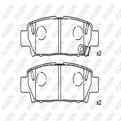 D672 Front Brake Pad