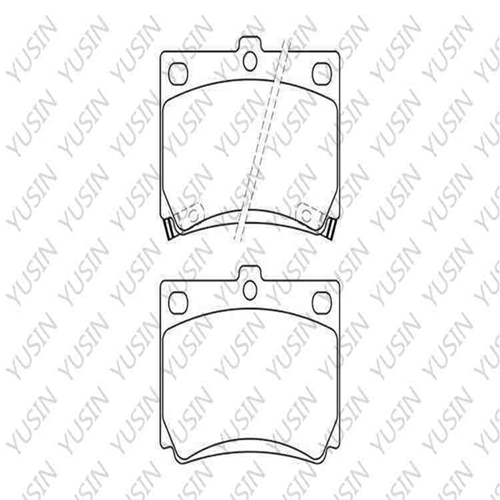 D733 Rear brake pad